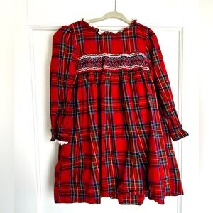 Mini boden flannel Christmas dress 
Worn 1 time!